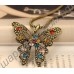 Подвеска Vintage crystal Accent Butterfly
